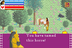 
Spirit: Stallion of the Cimarron | Game Boy Advance | gameplay screenshot | Data by MobyGames.com