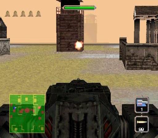
BattleTanx: Global Assault | PlayStation | gameplay screenshot | Data by MobyGames.com