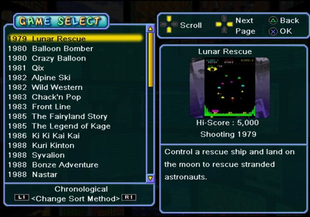 
Taito Legends 2 | PlayStation 2 | gameplay screenshot | Data by MobyGames.com