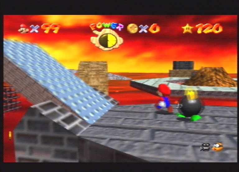 Super Mario 64 | Nintendo 64 | gameplay screenshot | Data by MobyGames.com