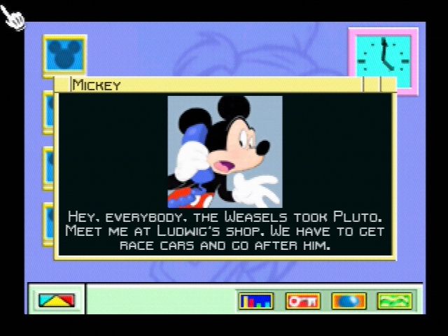 Mickey's Speedway USA | Nintendo 64 | gameplay screenshot | region=North America | source-country= | zypher-v2 | moby-cbf4ca3797a5 | Data by MobyGames.com