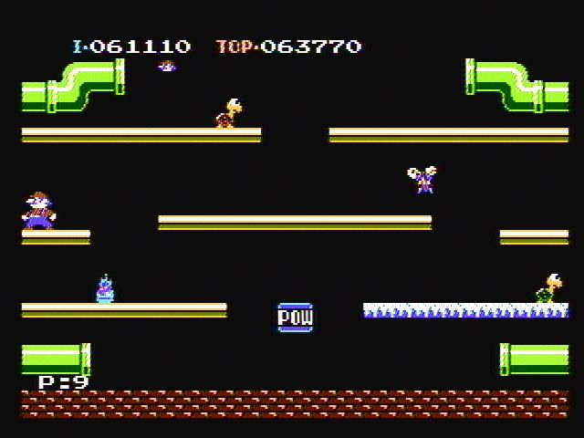 
Mario Bros. | NES | gameplay screenshot | Data by MobyGames.com