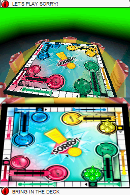 
Battleship / Connect Four / Sorry! / Trouble | Nintendo DS | gameplay screenshot | Region: North America | source-country= | Data by MobyGames.com