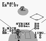 Bases Loaded | Game Boy | gameplay screenshot | region=North America | source-country= | zypher-v2 | moby-f153bcdd05e4 | Data by MobyGames.com