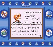 Pokémon Blue Version | Game Boy | gameplay screenshot | region=North America | source-country= | zypher-v2 | moby-bcb3ecf7def1 | Data by MobyGames.com