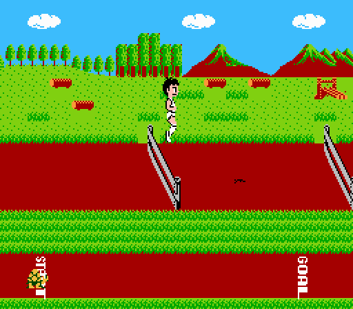 
Athletic World | NES | gameplay screenshot | Data by MobyGames.com