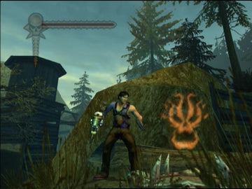
Evil Dead: Regeneration | Xbox | gameplay screenshot | Region: North America | source-country= | Data by MobyGames.com