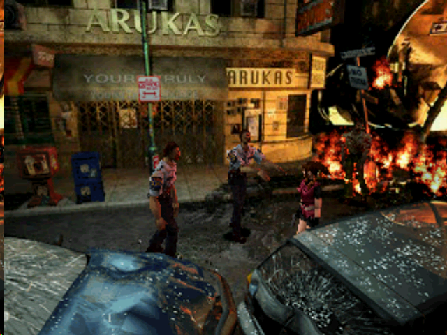 Resident Evil 2 (Greatest Hits) | PlayStation | gameplay screenshot | Region: North America | source-country= | Data by MobyGames.com