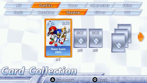Sonic Rivals | PSP | gameplay screenshot | Region: North America | source-country= | Data by MobyGames.com
