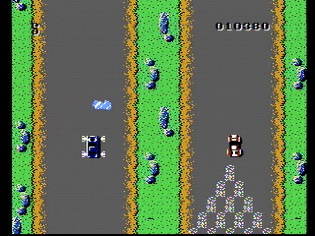 
Spy Hunter | NES | gameplay screenshot | Data by MobyGames.com