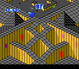 
Marble Madness | NES | gameplay screenshot | Data by MobyGames.com