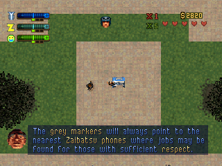 
Grand Theft Auto 2 | PlayStation | gameplay screenshot | Region: North America | source-country= | Data by MobyGames.com