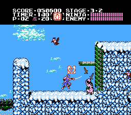 
Ninja Gaiden | NES | gameplay screenshot | Data by MobyGames.com