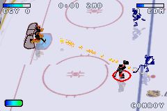 
NHL Hitz 20-03 | Game Boy Advance | gameplay screenshot | Data by MobyGames.com