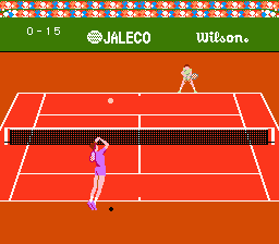 
Racket Attack | NES | gameplay screenshot | Data by MobyGames.com