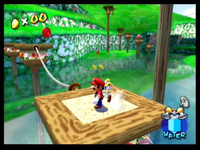 Super Mario Sunshine | GameCube | gameplay screenshot | region=North America | source-country= | zypher-v2 | moby-de38e27e7fdd | Data by MobyGames.com