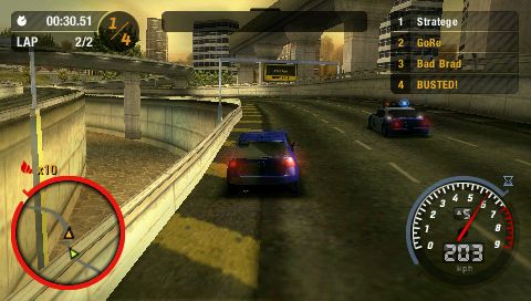 
Need for Speed: Most Wanted 5-1-0 | PSP | gameplay screenshot | Data by MobyGames.com