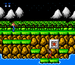 
Contra | NES | gameplay screenshot | Data by MobyGames.com