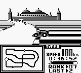 
F-1 Race | Game Boy | gameplay screenshot | Data by MobyGames.com