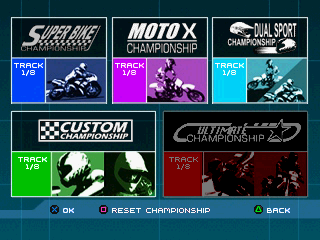 
Moto Racer 2 | PlayStation | gameplay screenshot | Region: North America | source-country= | Data by MobyGames.com