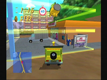 
The Simpsons: Road Rage | GameCube | gameplay screenshot | Data by MobyGames.com