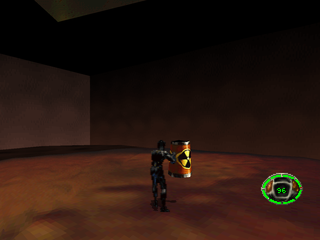 
MDK | PlayStation | gameplay screenshot | Region: North America | source-country= | Data by MobyGames.com