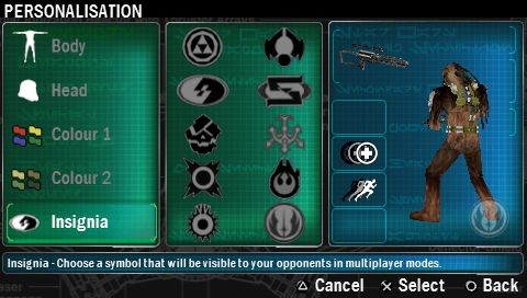 
Star Wars: Battlefront - Renegade Squadron | PSP | gameplay screenshot | Data by MobyGames.com