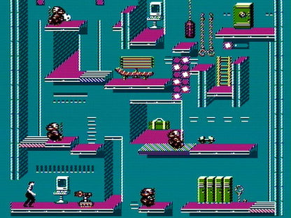 Impossible Mission II | NES | gameplay screenshot | region=North America | source-country= | zypher-v2 | moby-c81f345c4e3f | Data by MobyGames.com