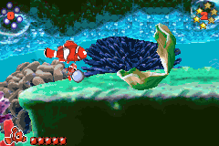 Disney•Pixar Finding Nemo | Game Boy Advance | gameplay screenshot | region=North America | source-country= | zypher-v2 | moby-14a4e05e99b9 | Data by MobyGames.com