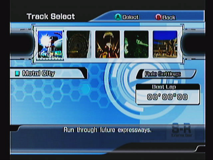 Sonic Riders | GameCube | gameplay screenshot | region=North America | source-country= | zypher-v2 | moby-2c185c5eecd7 | Data by MobyGames.com