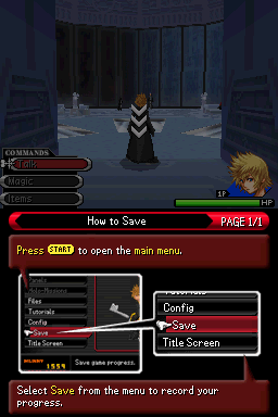 
Kingdom Hearts: 358/2 Days | Nintendo DS | gameplay screenshot | Data by MobyGames.com