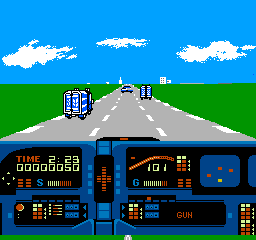 
Knight Rider | NES | gameplay screenshot | Data by MobyGames.com