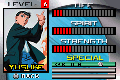 
Yu Yu Hakusho: Ghost Files - Spirit Detective | Game Boy Advance | gameplay screenshot | Region: North America | source-country= | Data by MobyGames.com