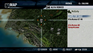 Test Drive Unlimited | PSP | gameplay screenshot | region=North America | source-country= | zypher-v2 | moby-d35f2f3ce7ce | Data by MobyGames.com