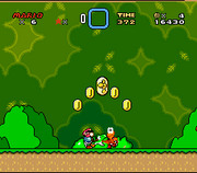 
Super Mario World | SNES | gameplay screenshot | Data by MobyGames.com