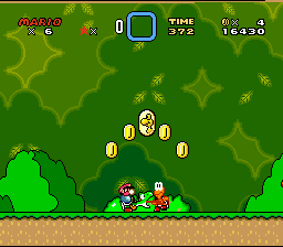 
Super Mario World | SNES | gameplay screenshot | Data by MobyGames.com