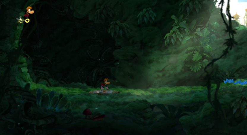 Rayman Origins | Wii | gameplay screenshot | region=North America | source-country= | zypher-v2 | moby-7a19bfdf1137 | Data by MobyGames.com