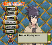 Naruto: Ultimate Ninja | PlayStation 2 | gameplay screenshot | region=North America | source-country= | zypher-v2 | moby-b481540fbed5 | Data by MobyGames.com
