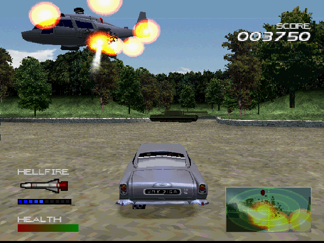 
007: Racing | PlayStation | gameplay screenshot | Region: North America | source-country= | Data by MobyGames.com