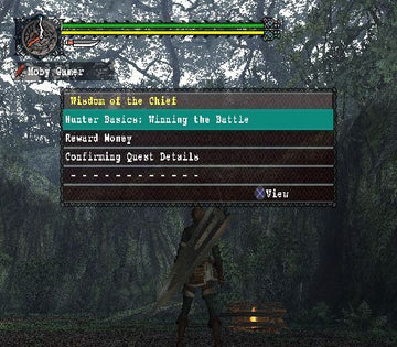 
Monster Hunter | PlayStation 2 | gameplay screenshot | Region: North America | source-country= | Data by MobyGames.com