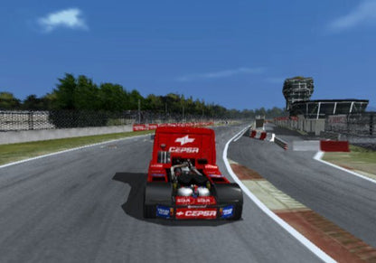 Super Trucks Racing | PlayStation 2 | gameplay screenshot | region=North America | source-country= | zypher-v2 | moby-0b80eef75d45 | Data by MobyGames.com