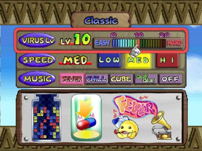 Dr. Mario 64 | Nintendo 64 | gameplay screenshot | region=North America | source-country= | zypher-v2 | moby-767fdcc8f997 | Data by MobyGames.com