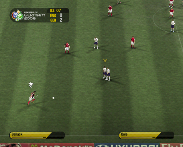 FIFA World Cup: Germany 2006 | PlayStation 2 | gameplay screenshot | Region: North America | source-country= | Data by MobyGames.com