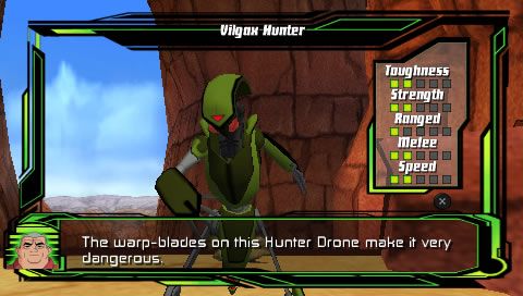 Ben 10: Protector of Earth | PSP | gameplay screenshot | region=North America | source-country= | zypher-v2 | moby-b4de1be0bd83 | Data by MobyGames.com