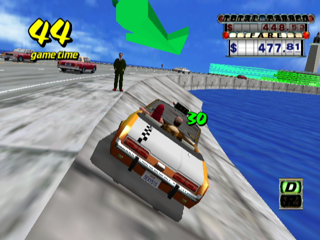 
Crazy Taxi | GameCube | gameplay screenshot | Data by MobyGames.com
