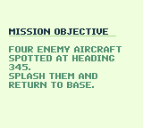 Top Gun: Guts & Glory | Game Boy | gameplay screenshot | region=North America | source-country= | zypher-v2 | moby-11010be9c7da | Data by MobyGames.com
