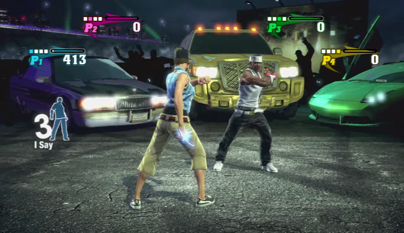 The Hip Hop Dance Experience | Wii | gameplay screenshot | region=North America | source-country= | zypher-v2 | moby-8fc004cf7c0b | Data by MobyGames.com