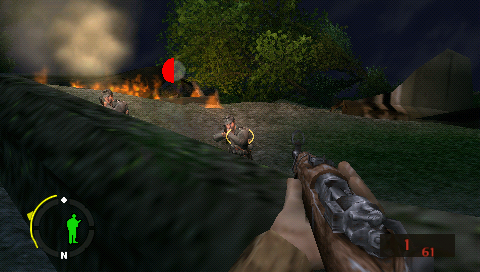 
Brothers in Arms: D-Day | PSP | gameplay screenshot | Data by MobyGames.com