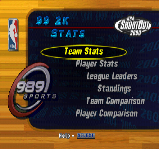 NBA ShootOut 2000 | PlayStation | gameplay screenshot | region=North America | source-country= | zypher-v2 | moby-d775533ea70a | Data by MobyGames.com