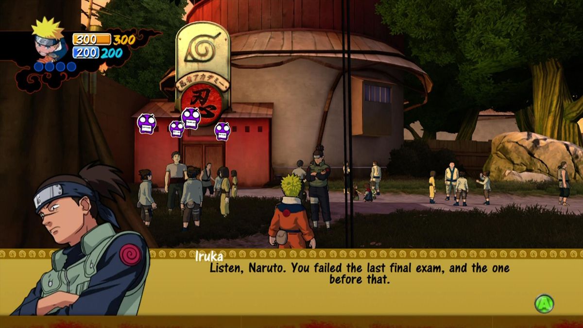 
Naruto: Rise of a Ninja | Xbox 360 | gameplay screenshot | Data by MobyGames.com